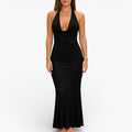 Women’s Halter Maxi Dress Classic Luxury Summer Dress