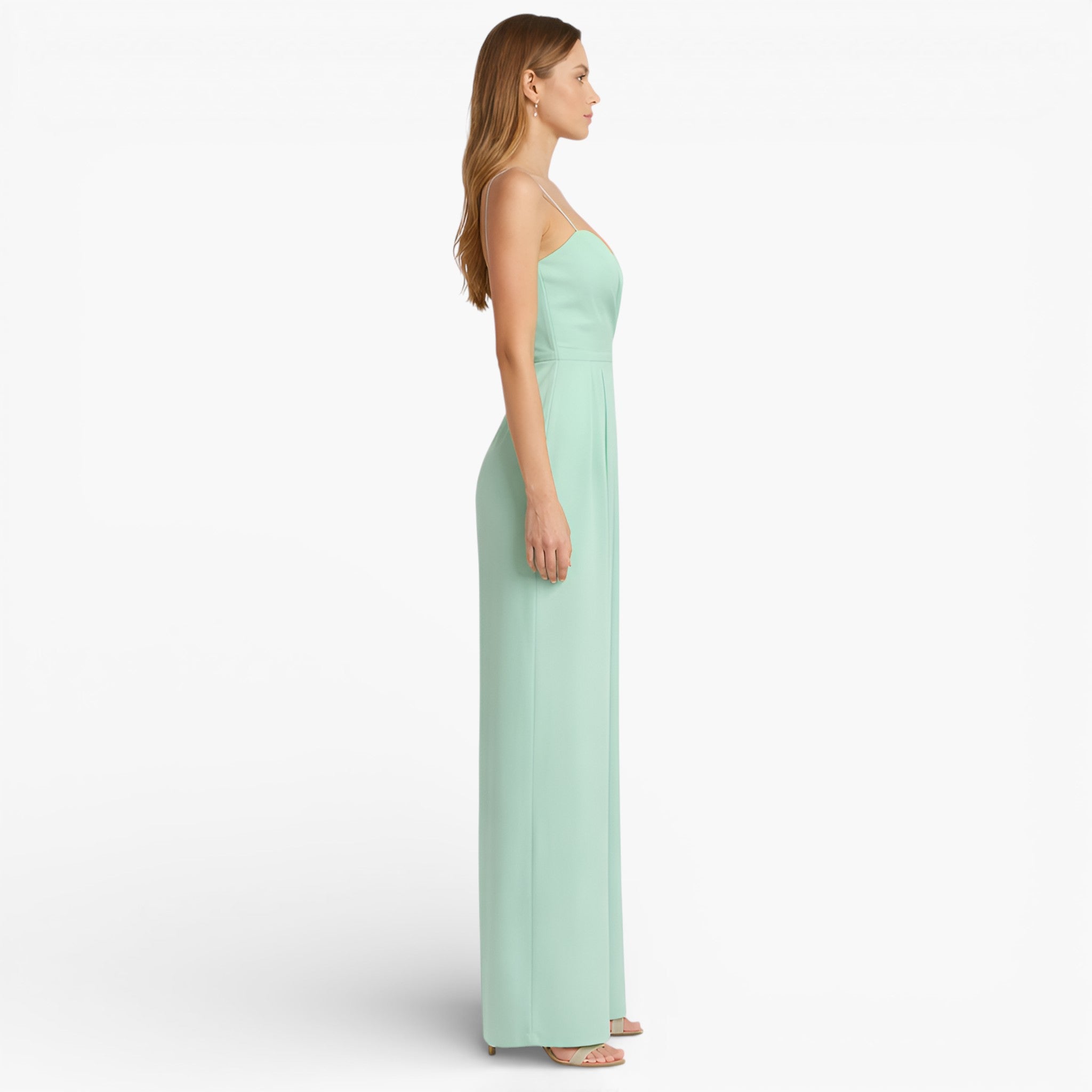 Women’s Wide Leg Jumpsuit Strappy Timeless Elegant Silhouette