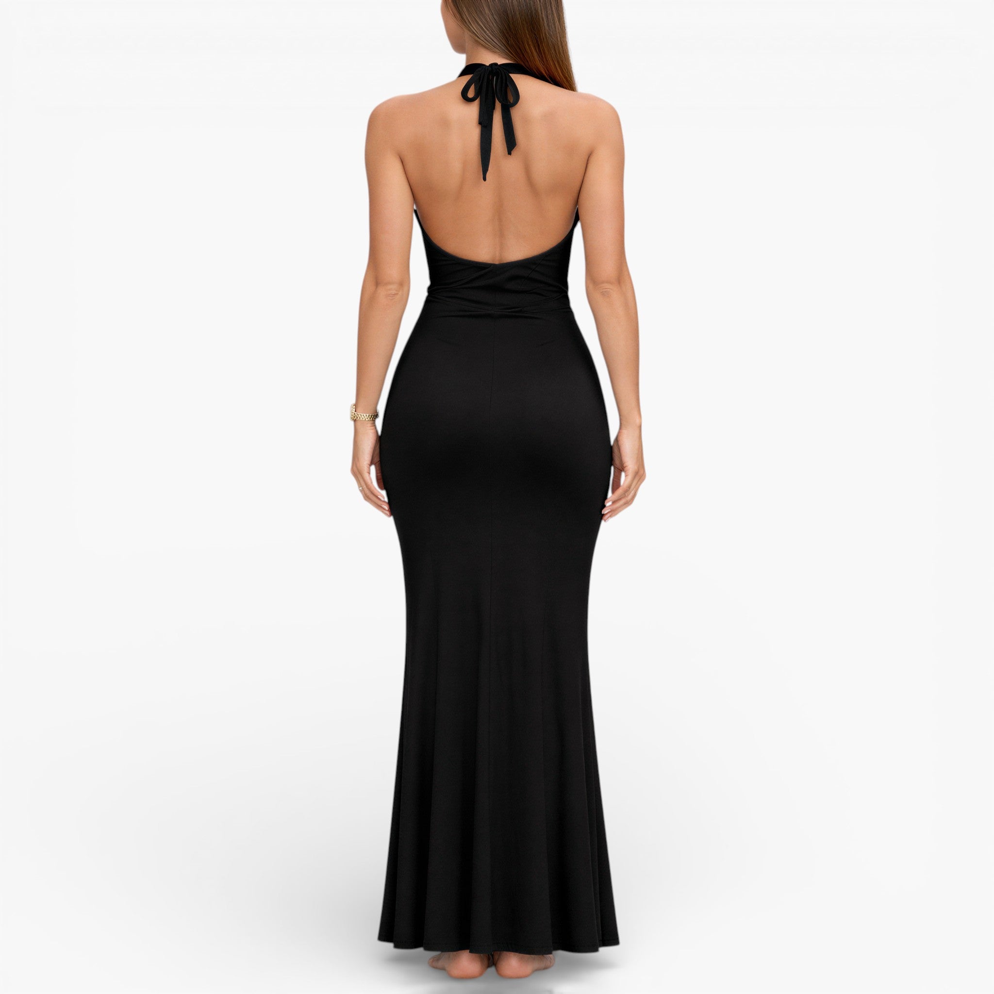 Women’s Halter Maxi Dress Classic Luxury Summer Dress