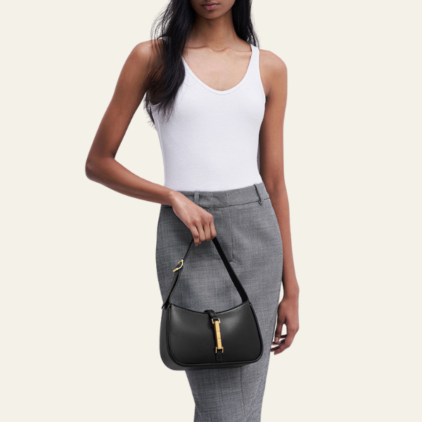 BORSA A TRACOLLA CAPRI METALLIZZATA